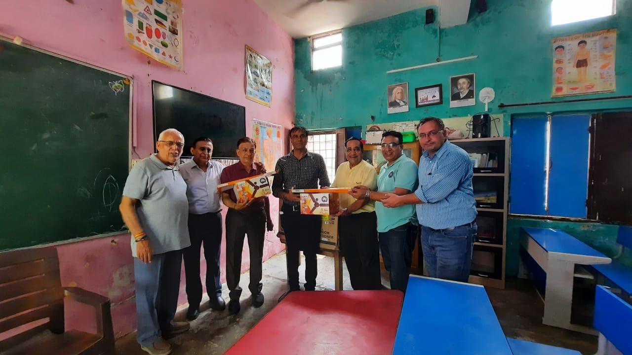 Fans & AC donated to Govt Primary School