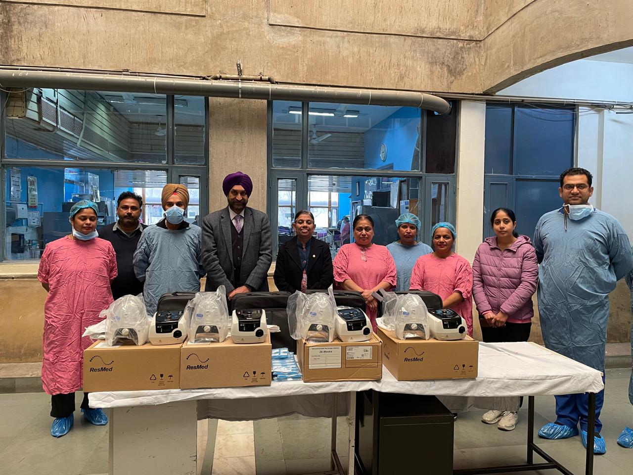 Non-invasive ventilators donated to APC, PGIMER, Chandigarh
