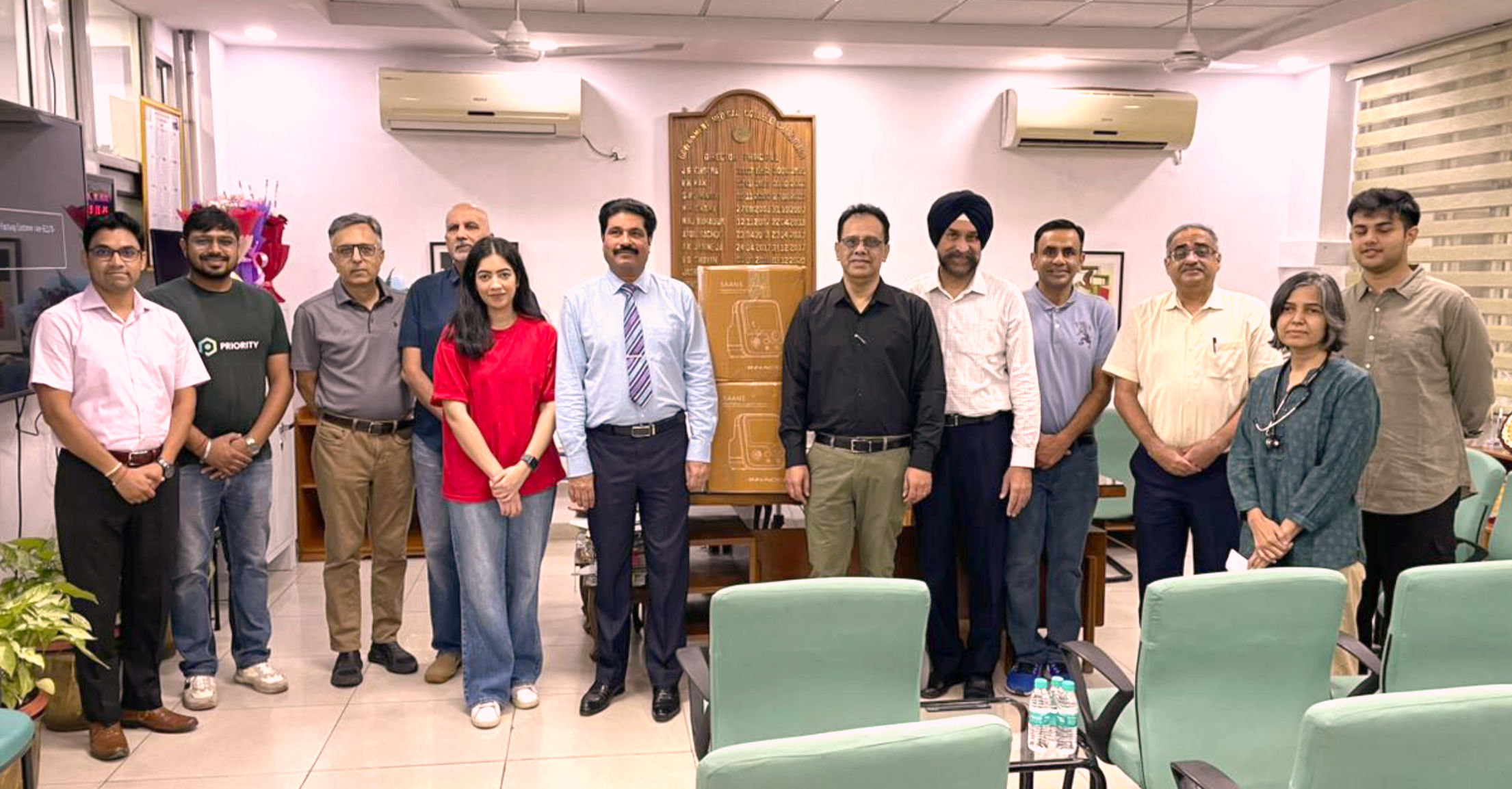 Two HFNC machines donated to Department of Pediatrics, GMCH 32