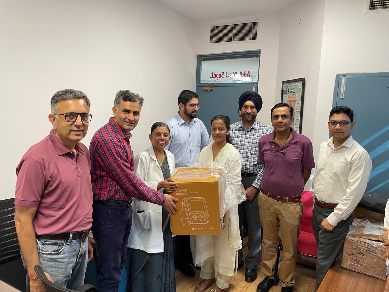 HNFC and ECG machine for APC, PGIMER, Chandigarh